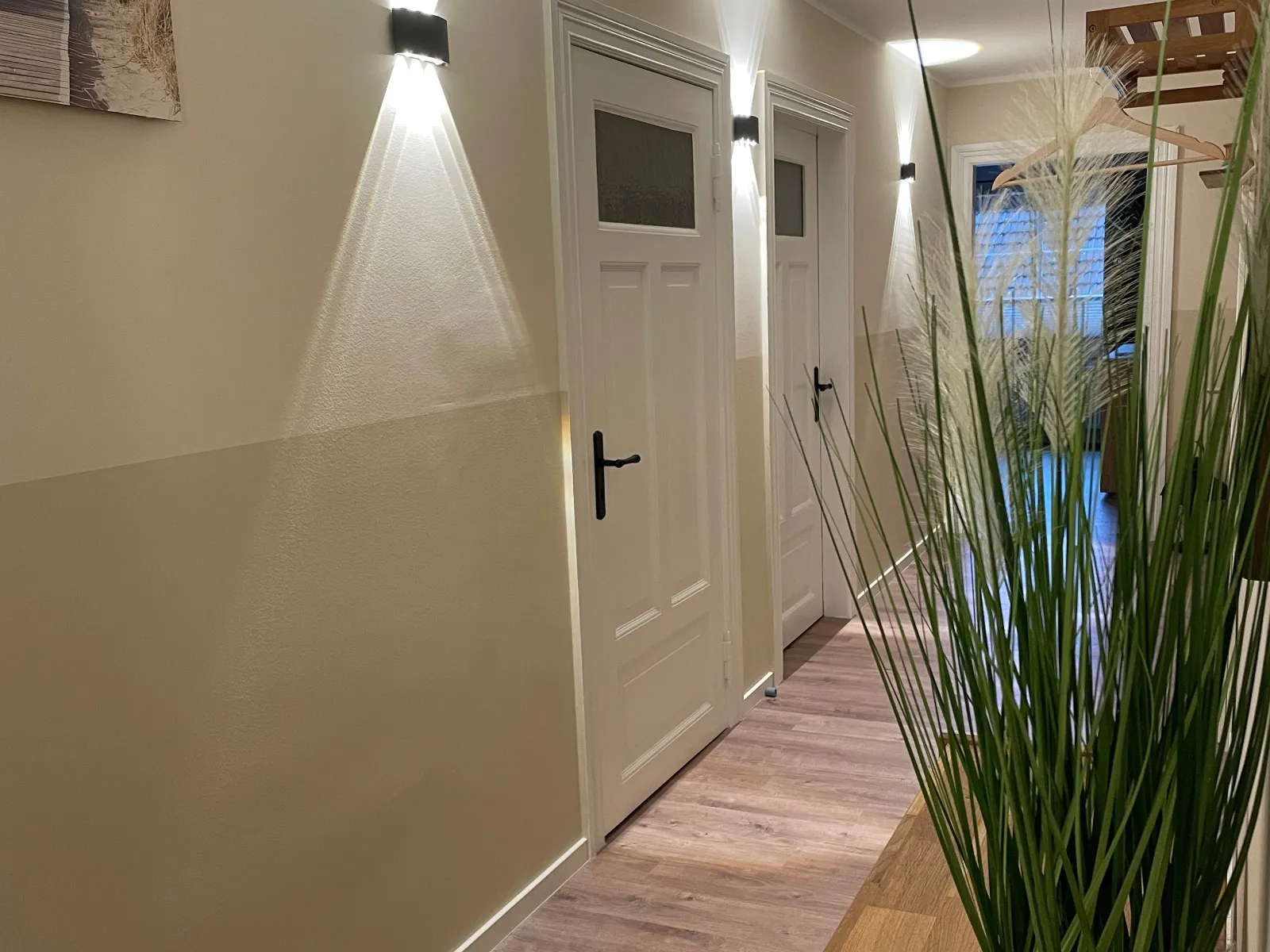 Der Eingangsbereich einer Ferienwohnung